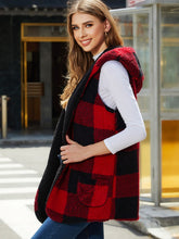 Plaid Hooded Vest OutfitFlow